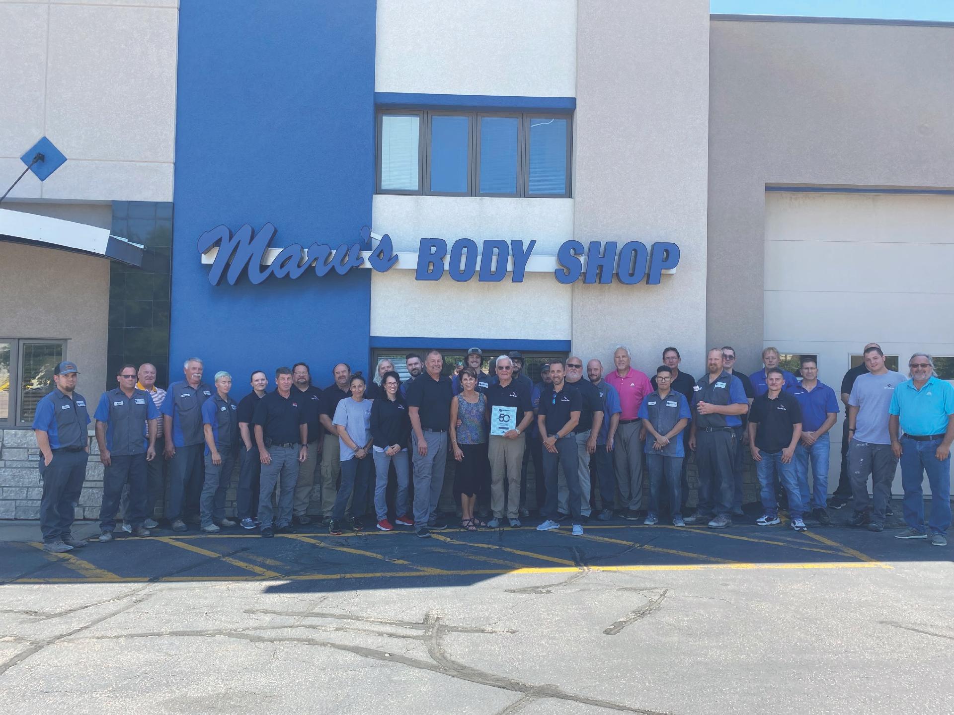 staff 8-2022 Marv’s Body Shop Team | Car Repair Shop